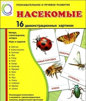 Демонстрационные карточки "Насекомые" - «globural.ru» - Оренбург