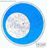 Астрономия "Подвижная карта Звездного неба". Учебно наглядные пособия. - «globural.ru» - Оренбург