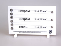 Прибор для демонстрации зависимости сопротивления проводника от его длины, сечения и материала - «globural.ru» - Оренбург
