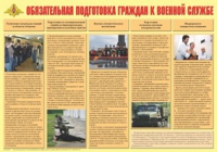 Плакат "Обязательная подготовка граждан к военной службе" - «globural.ru» - Оренбург