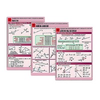 Комплект таблиц по геометрии "Планиметрия. Преобразования фигур. Координаты. Векторы"(10 табл, А1, лам) - «globural.ru» - Оренбург
