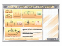 Электрифицированный стенд "Схемы электрических цепей" с маркерными полями - «globural.ru» - Оренбург