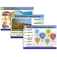 Комплект таблиц для начальной школы "Русский язык. Имя прилагательное" - «globural.ru» - Оренбург