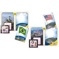 Настольно-печатная игра "Флаги стран мира 2. Азия, Африка, Австралия, Америка" - «globural.ru» - Оренбург