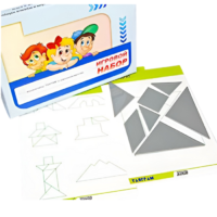 Игровой набор "Танграм" (с комплектом карточек) - «globural.ru» - Оренбург