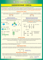 Таблица Химическая связь 1000*1400 винил - «globural.ru» - Оренбург