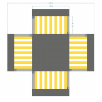 Имитация четырехстороннего перекрестка 5,5*4,5 м - «globural.ru» - Оренбург