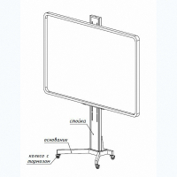 Мобильная стойка SMART-BASE DSM для интерактивных досок - «globural.ru» - Оренбург