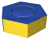 Шестигранное кресло - пуф 80*70*30см (ВИК) - «globural.ru» - Оренбург