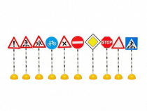 Комплект стоек "Дорожные знаки № 1" - «globural.ru» - Оренбург