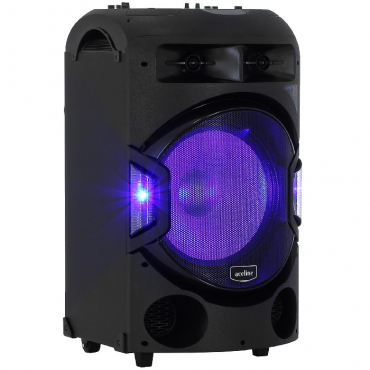 Переносная мобильная акустическая система с возможностью подключения микрофона и проигрывания аудиофайлов с флеш-накопителя мощностью не менее 250 Вт - «globural.ru» - Оренбург