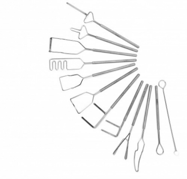 Комплект "Постановочные зонды" медицинская сталь (12 штук) - «globural.ru» - Оренбург
